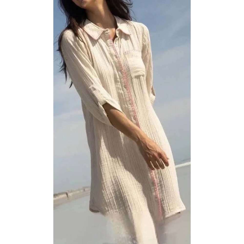 Natural Life Lola shirt dress size small